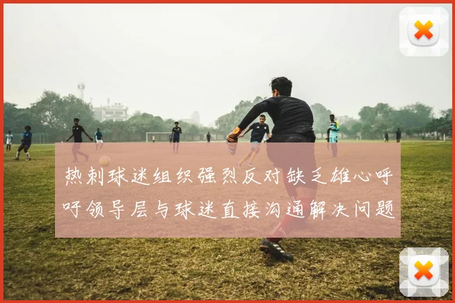 热刺球迷组织强烈反对缺乏雄心呼吁领导层与球迷直接沟通解决问题